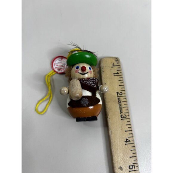 VTG 3" Steinbach Oktoberfest Wooden Christmas Ornament Handmade Germany Beer NWT - Picture 12 of 12